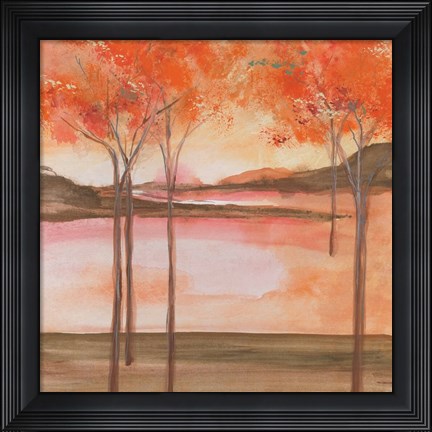Framed Mountain Meadow I Print