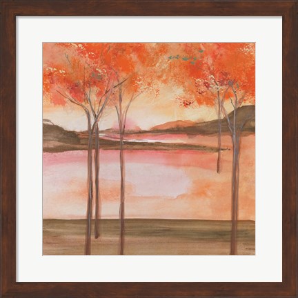 Framed Mountain Meadow I Print