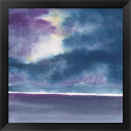 Framed Clouds II Print