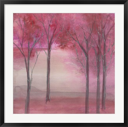 Framed Under the Trees Print