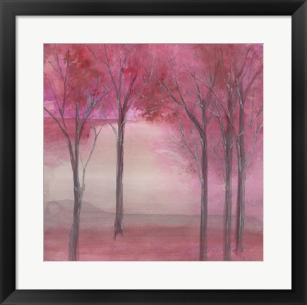 Framed Under the Trees Print