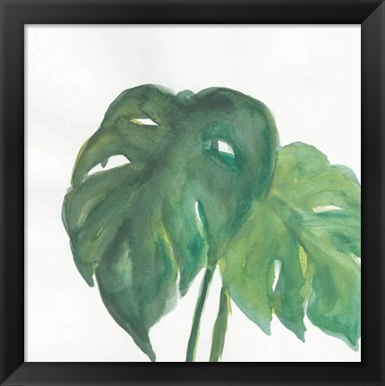 Framed Tropical Palm II Print