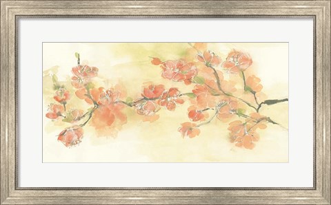 Framed Tinted Blossoms I Print