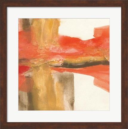Framed Autumn Patterns II Print