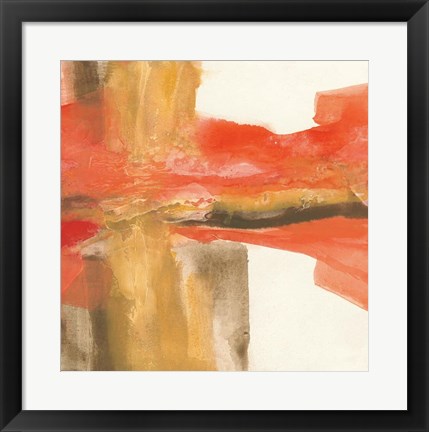 Framed Autumn Patterns II Print