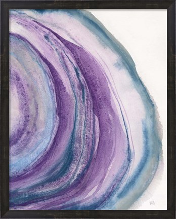 Framed Watercolor Geode II Print