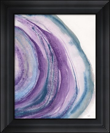 Framed Watercolor Geode II Print