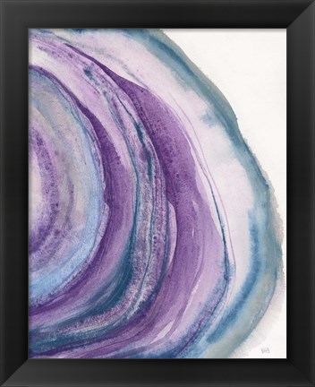 Framed Watercolor Geode II Print