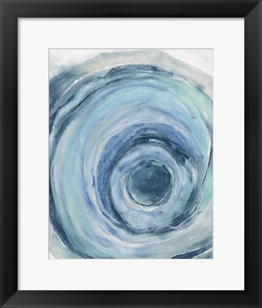 Framed Watercolor Geode IX Print