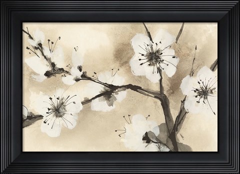 Framed Spring Blossoms I Crop Print