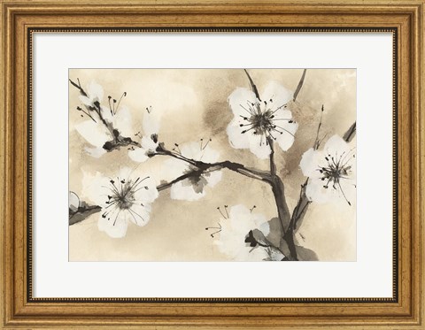 Framed Spring Blossoms I Crop Print