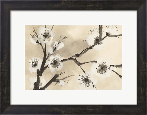 Framed Spring Blossoms II Crop Print