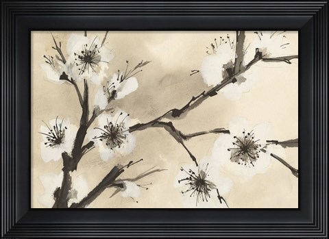 Framed Spring Blossoms II Crop Print