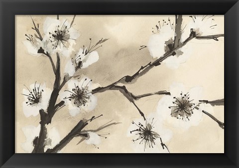 Framed Spring Blossoms II Crop Print