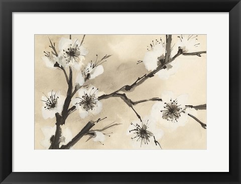 Framed Spring Blossoms II Crop Print