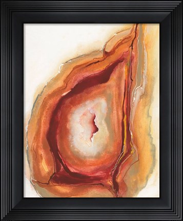 Framed Watercolor Geode V Print