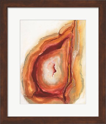 Framed Watercolor Geode V Print