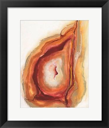 Framed Watercolor Geode V Print