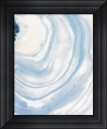 Framed Watercolor Geode X Print