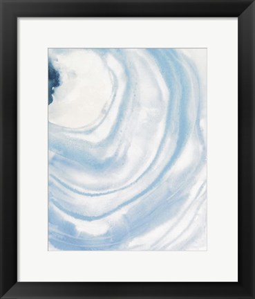 Framed Watercolor Geode X Print