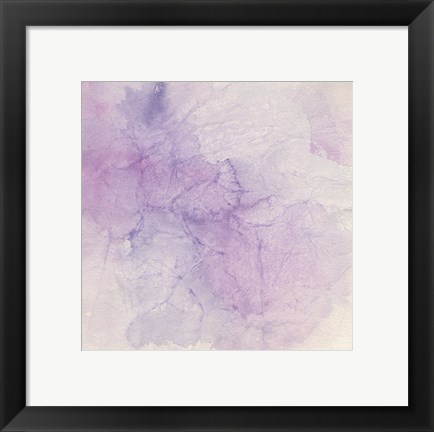 Framed Crinkle Violet Print