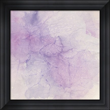 Framed Crinkle Violet Print