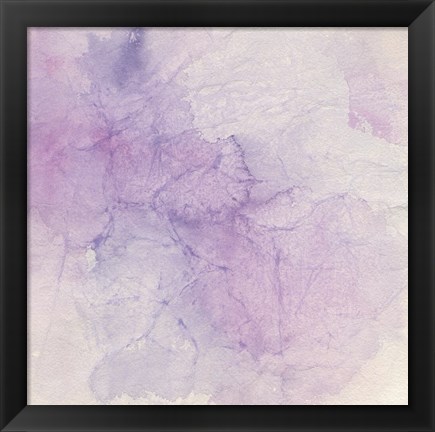 Framed Crinkle Violet Print