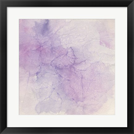 Framed Crinkle Violet Print