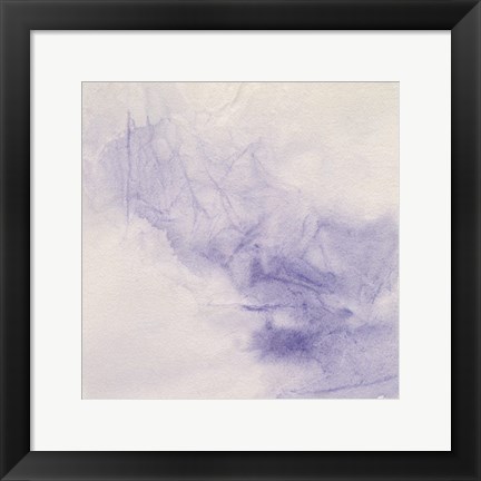Framed Crinkle Purple Print
