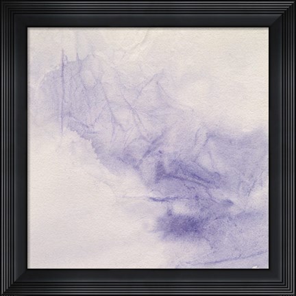 Framed Crinkle Purple Print