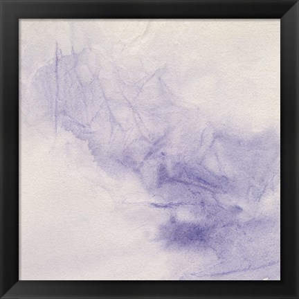 Framed Crinkle Purple Print