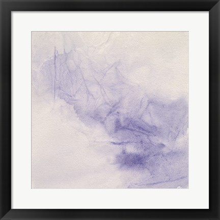 Framed Crinkle Purple Print