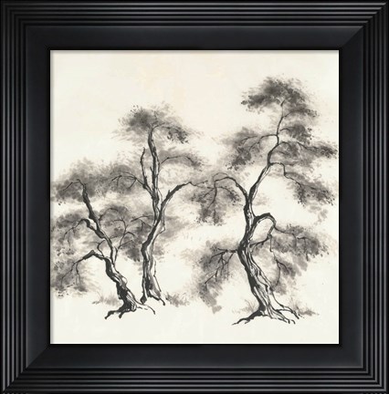Framed Sumi Tree III Print