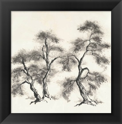 Framed Sumi Tree III Print