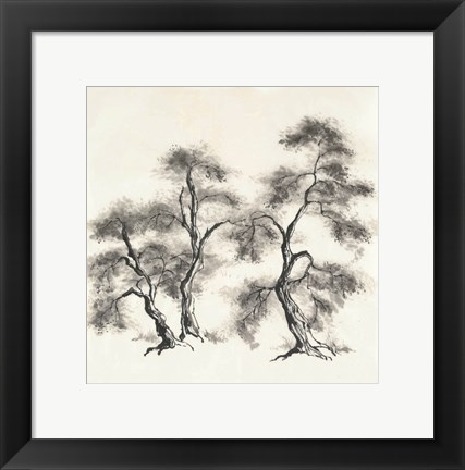 Framed Sumi Tree III Print