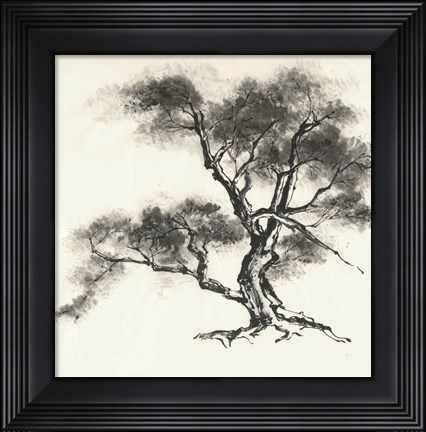 Framed Sumi Tree II Print