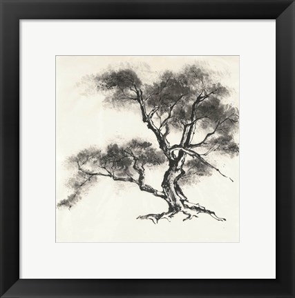 Framed Sumi Tree II Print