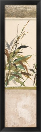 Framed Scrolled Textural Grass IV Print