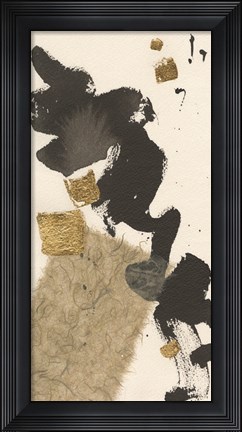 Framed Gilded Collage I Print