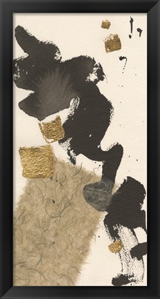 Framed Gilded Collage I Print