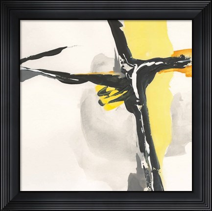Framed Creamy Yellow II Print