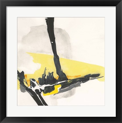 Framed Creamy Yellow IV Print