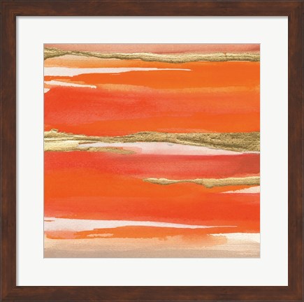 Framed Gilded Mandarin I Print