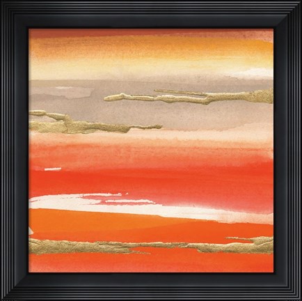 Framed Gilded Mandarin III Print