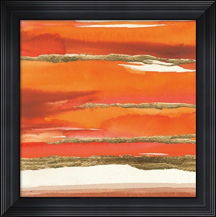 Framed Gilded Mandarin II Print