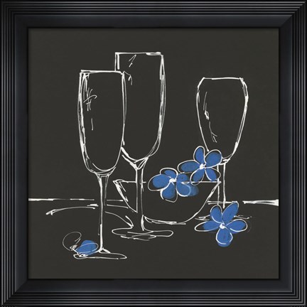 Framed Sparkling Times Print