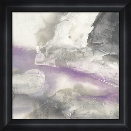 Framed Shades of Amethyst II Print