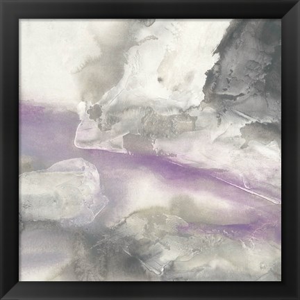 Framed Shades of Amethyst II Print