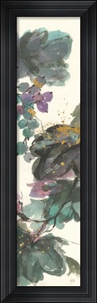 Framed Amethyst Grape Panel I Print