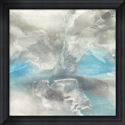 Framed Blue Tones I Print
